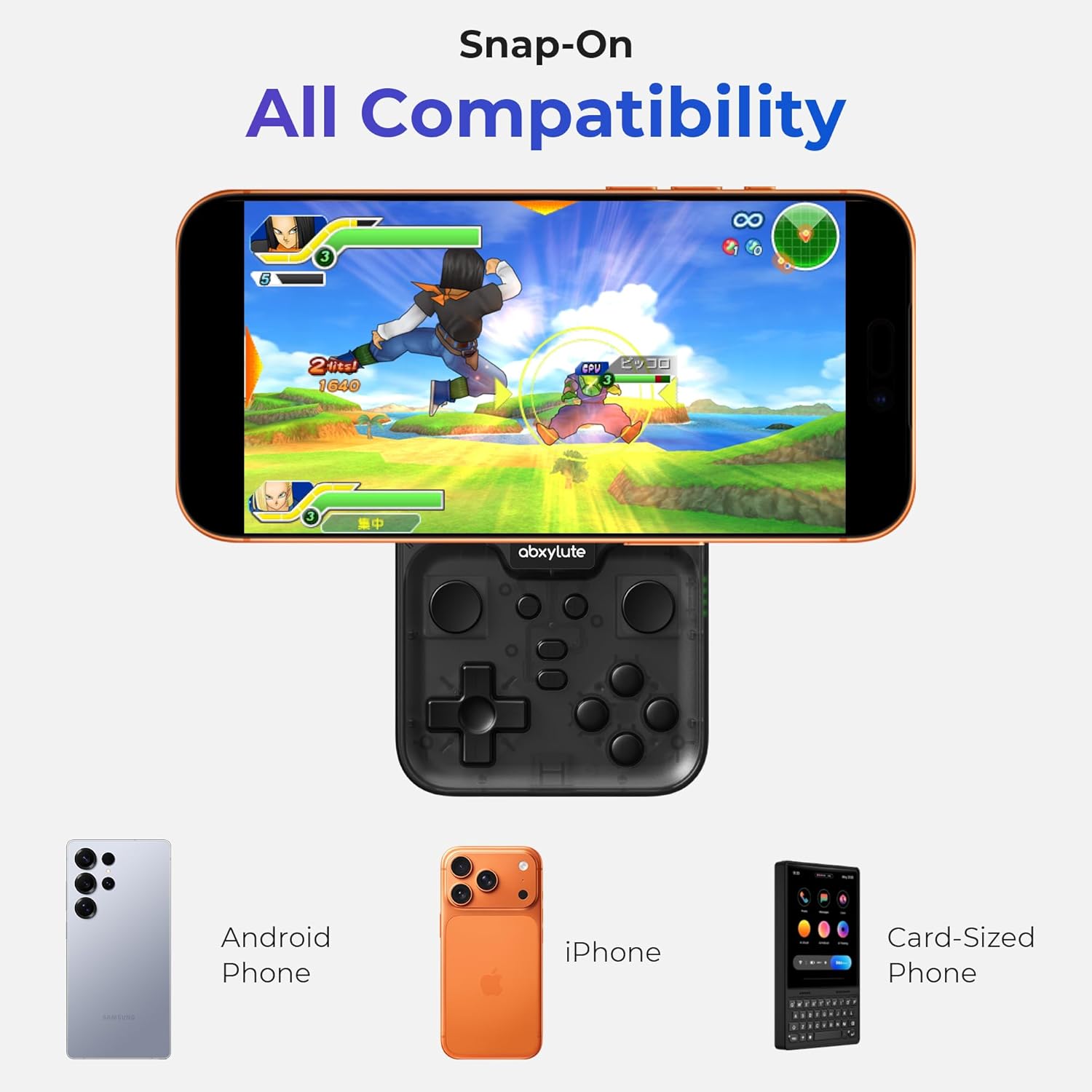 Retro Gaming On Phone - Controlador de Jogos Móvel M4 Snap-On