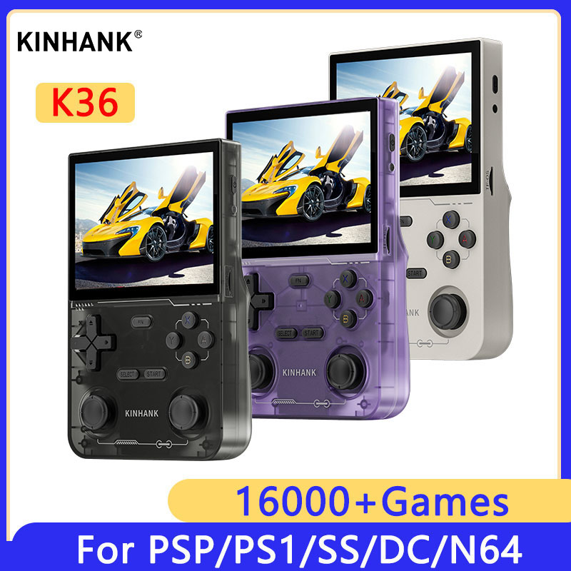 Retro Gaming Emulator - KINHANK K36 Retro Console de videogame