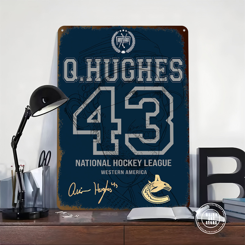 Quinn Hughes 43 Vancouver Pôst - Retro Gaming Vancouver avaliação e preço