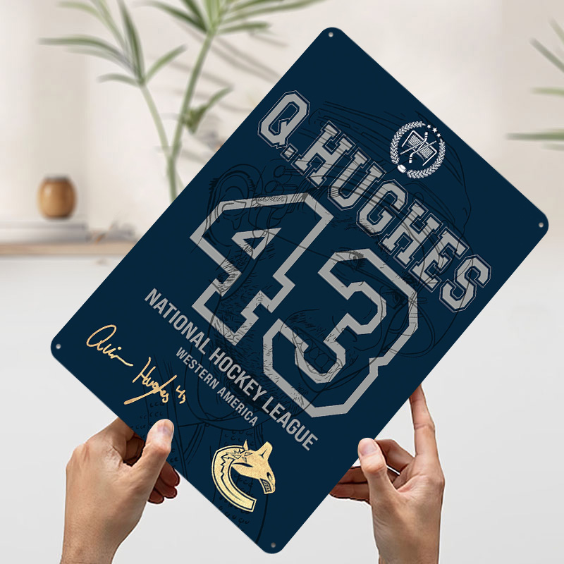 Quinn Hughes 43 Vancouver Pôst - Retro Gaming Vancouver avaliação e preço