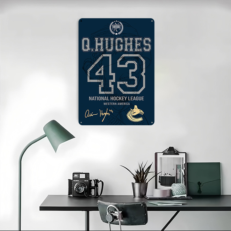 Quinn Hughes 43 Vancouver Pôst - Retro Gaming Vancouver avaliação e preço