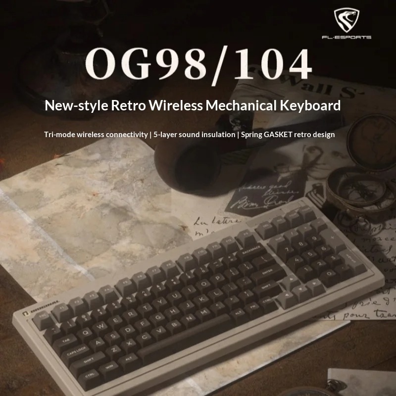 Teclado Mecânico Retro Sem Fio - Retro Gaming Tablet avaliação e preço