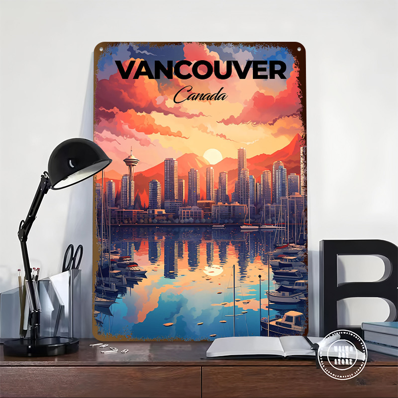 Pôster de Viagem de Vancouver  - Retro Gaming Vancouver avaliação e preço