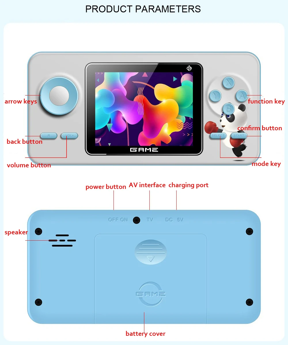 Nova Consola de Videogame Retr - Retro Gaming Tablet avaliação e preço